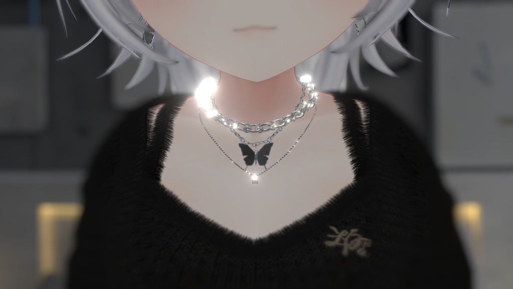 【全3種アクセサリー】-彩蝶-saicho【VRChat想定】【全4色】