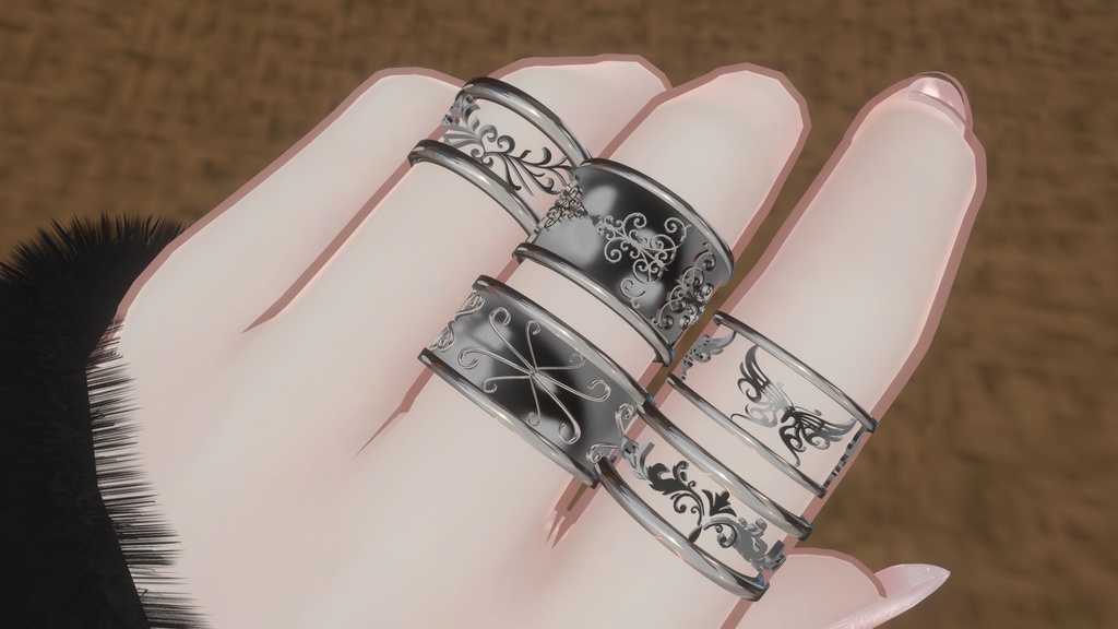 【全5種リング】flawless【VRChat想定】