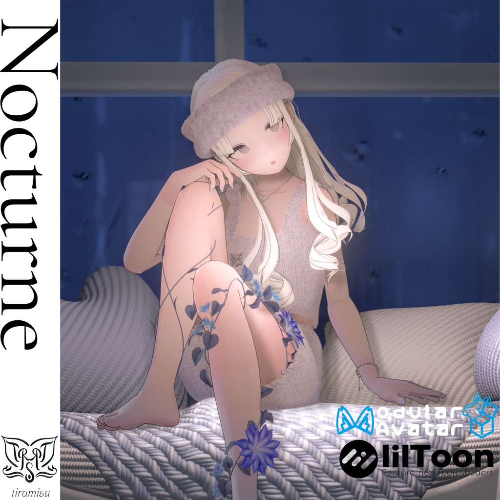 【Lapwing対応】Nocturne【全3色部屋着】