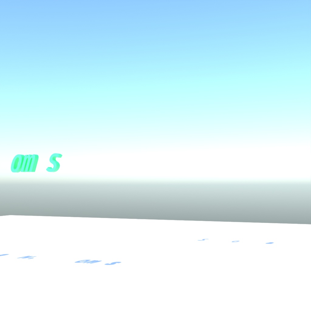 blender「Shadow random set node」3D空間で扱える文字に関するgeometry nodeその3