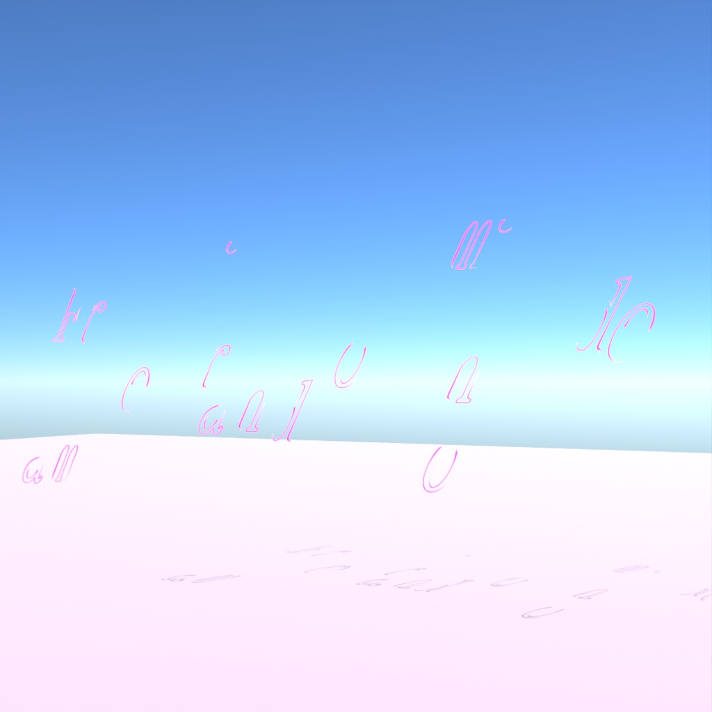 blender「Frame random node」3D空間で扱える文字に関するgeometry nodeその5