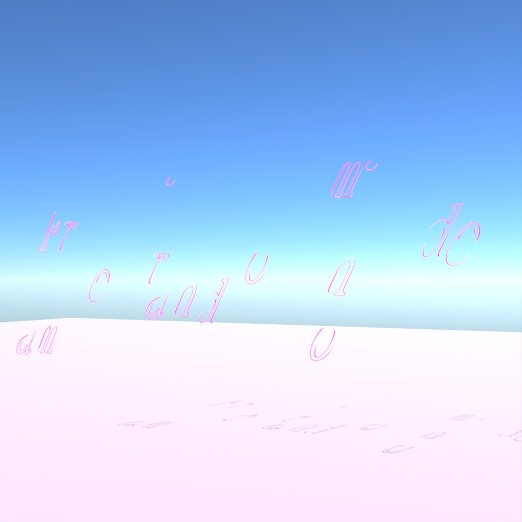 blender「Frame random node」3D空間で扱える文字に関するgeometry nodeその5