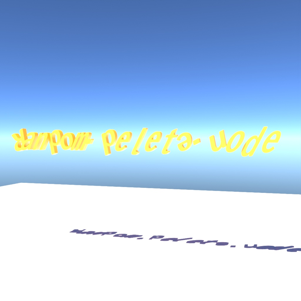 blender「Random.delete.node」3D空間で扱える文字に関するgeometry nodeその6