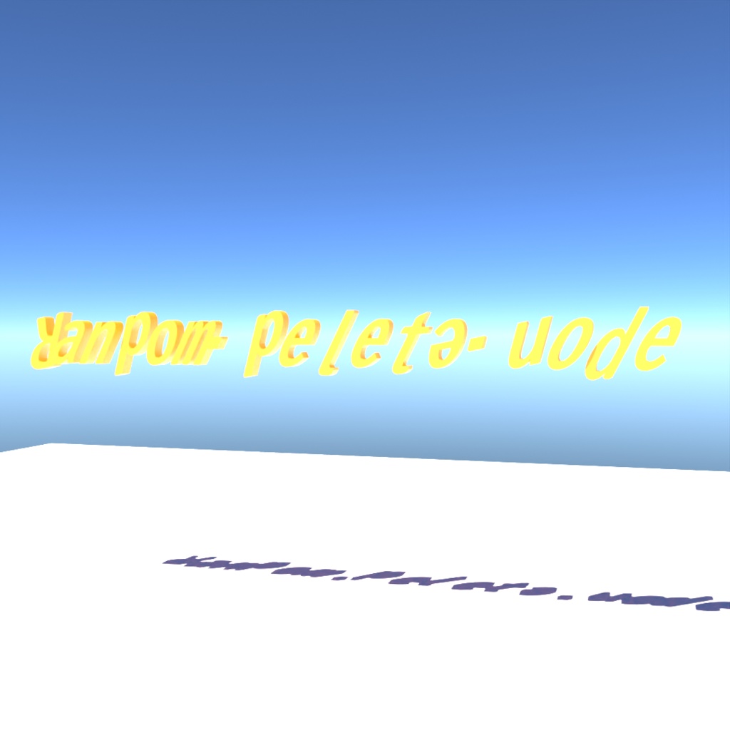 blender「Random.delete.node」3D空間で扱える文字に関するgeometry nodeその6