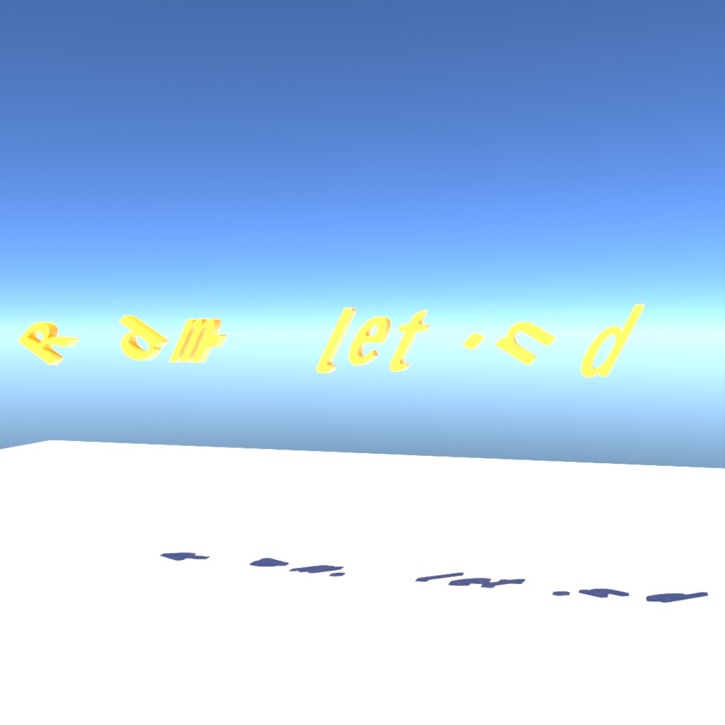 blender「Random.delete.node」3D空間で扱える文字に関するgeometry nodeその6