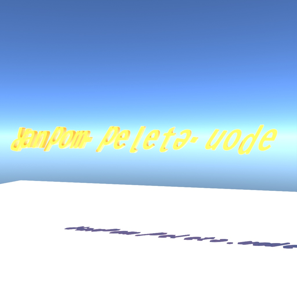 blender「Random.delete.node」3D空間で扱える文字に関するgeometry nodeその6