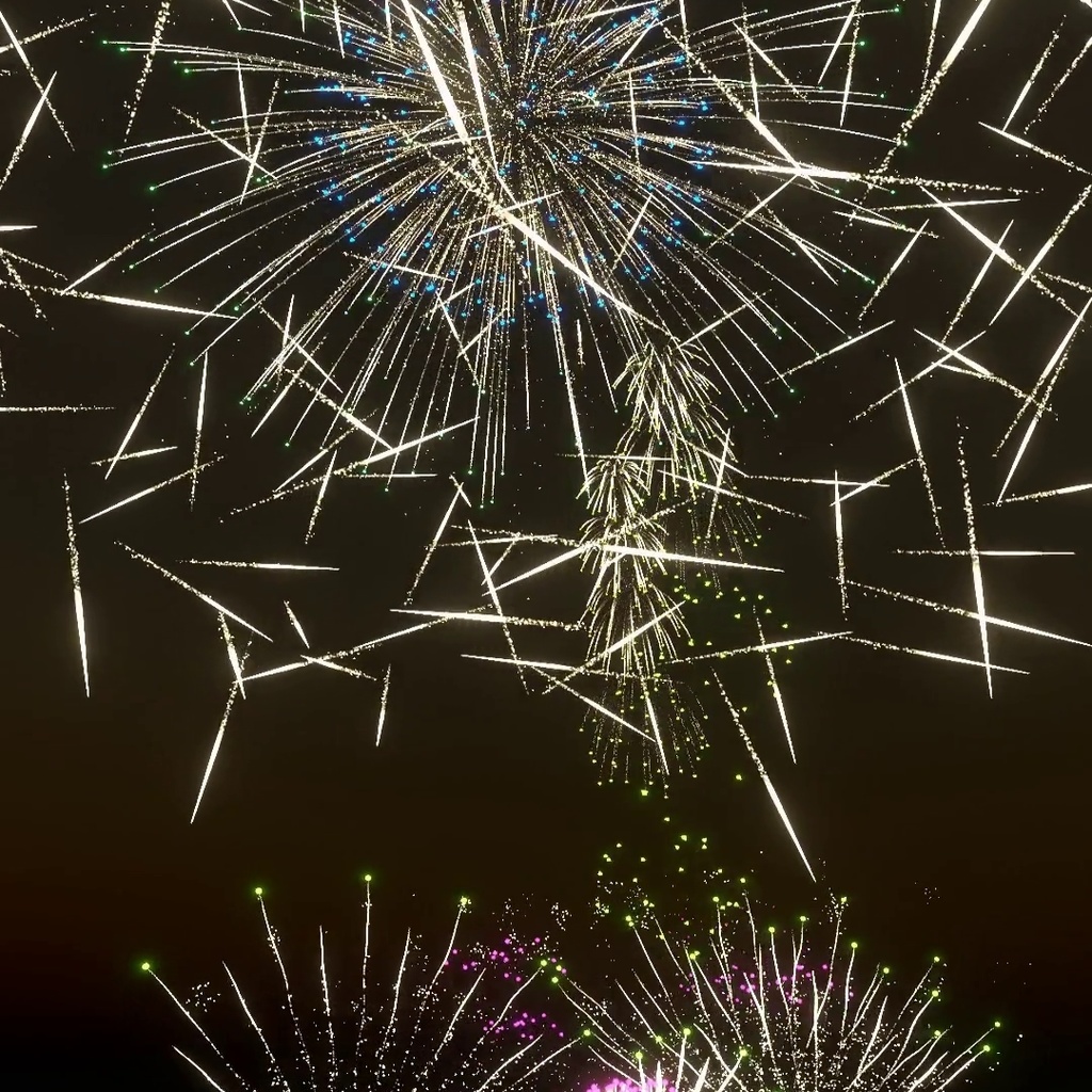 旧・花火ジェネレータ/Older version Fireworks Generator🎆