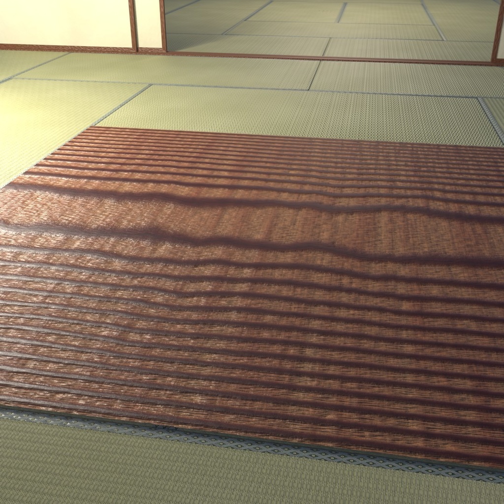 【無料配布/free】🔴JapaneseTexture/日本テクスチャ(瓦・畳・網代・簾・土壁・和紙・木目・葺き系統など)