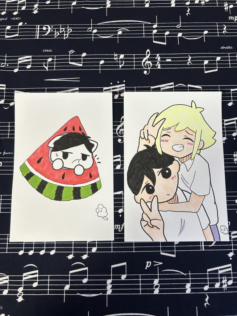 人力ポストカード