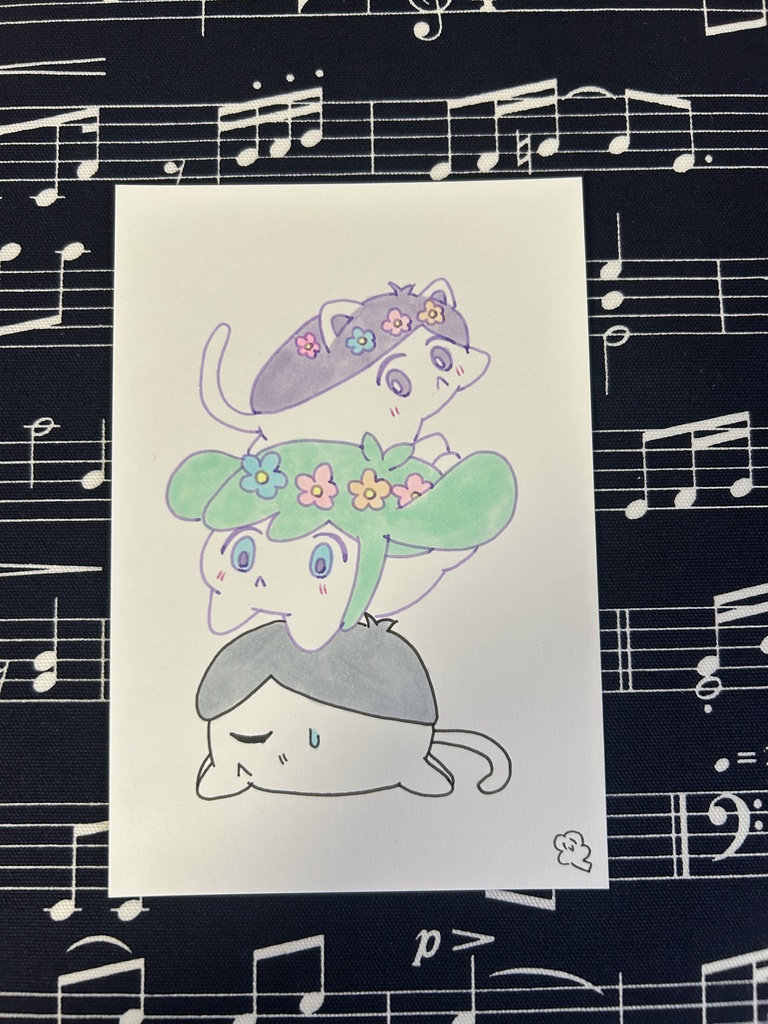 人力ポストカード