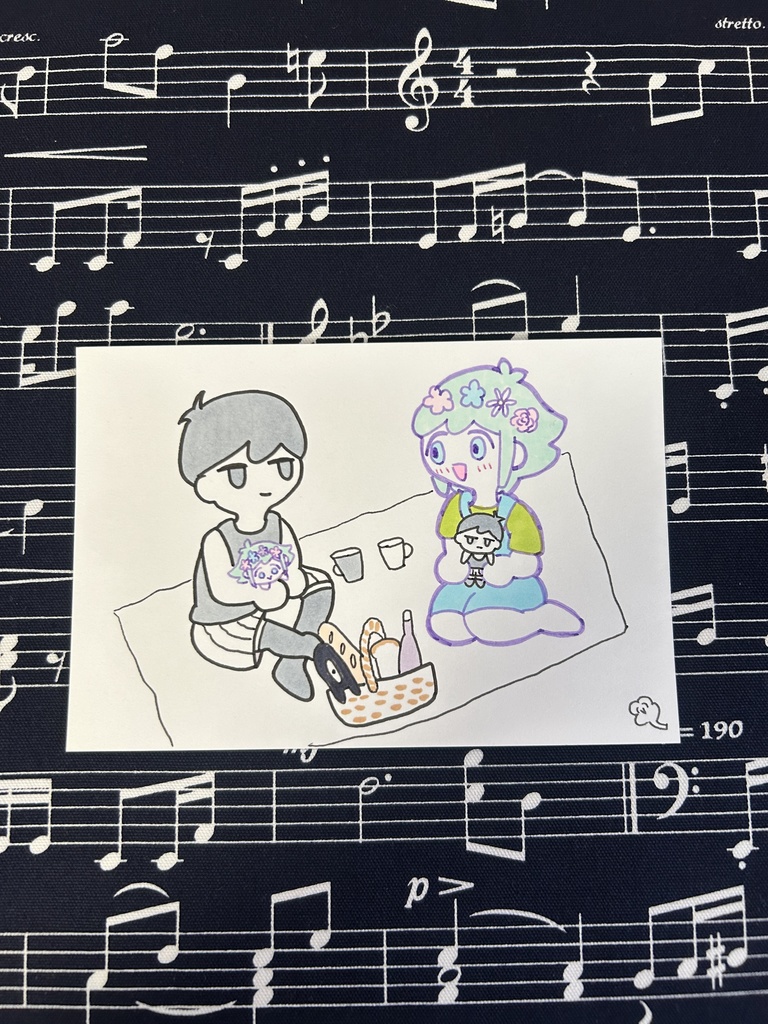 人力ポストカード