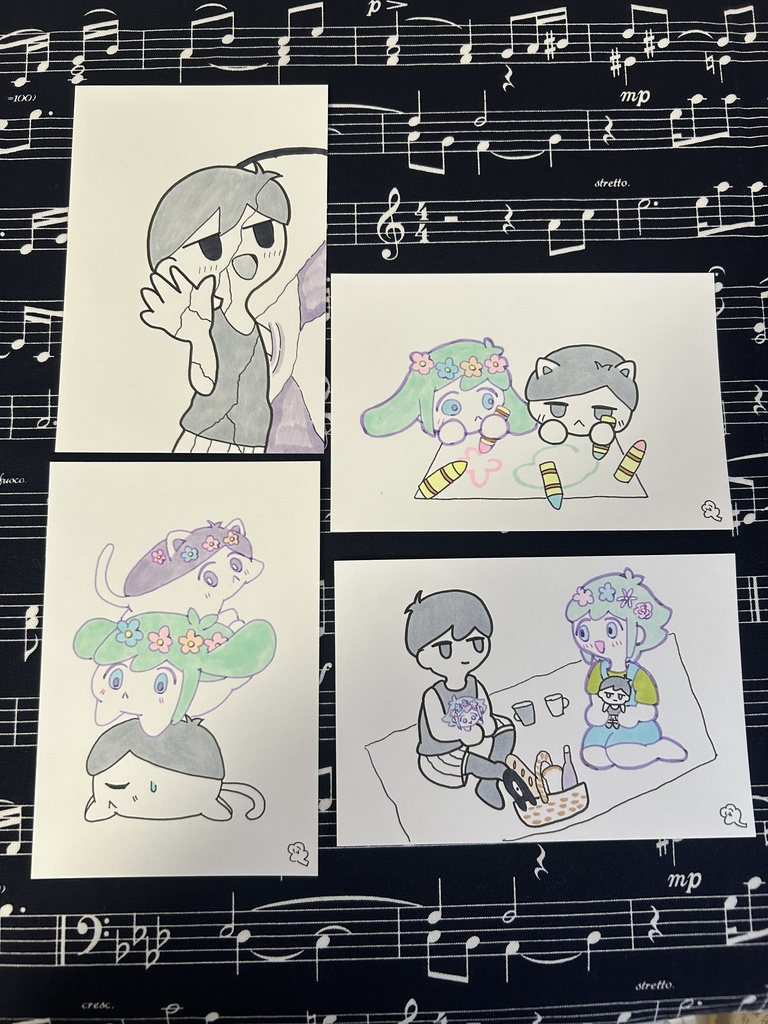 人力ポストカード