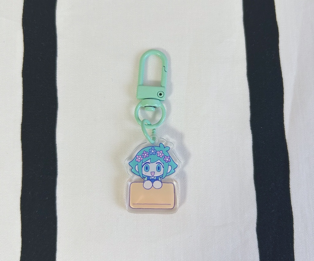 めじるしアクキー（バジル）
