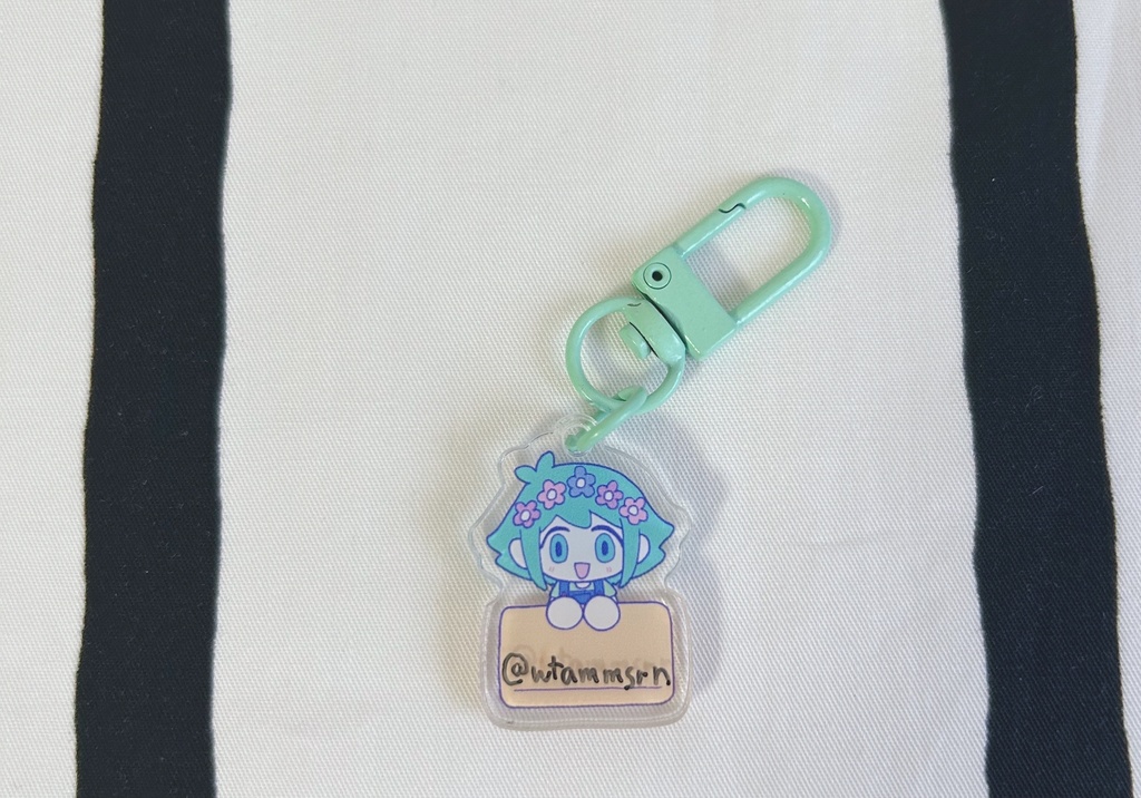 めじるしアクキー(バジル)