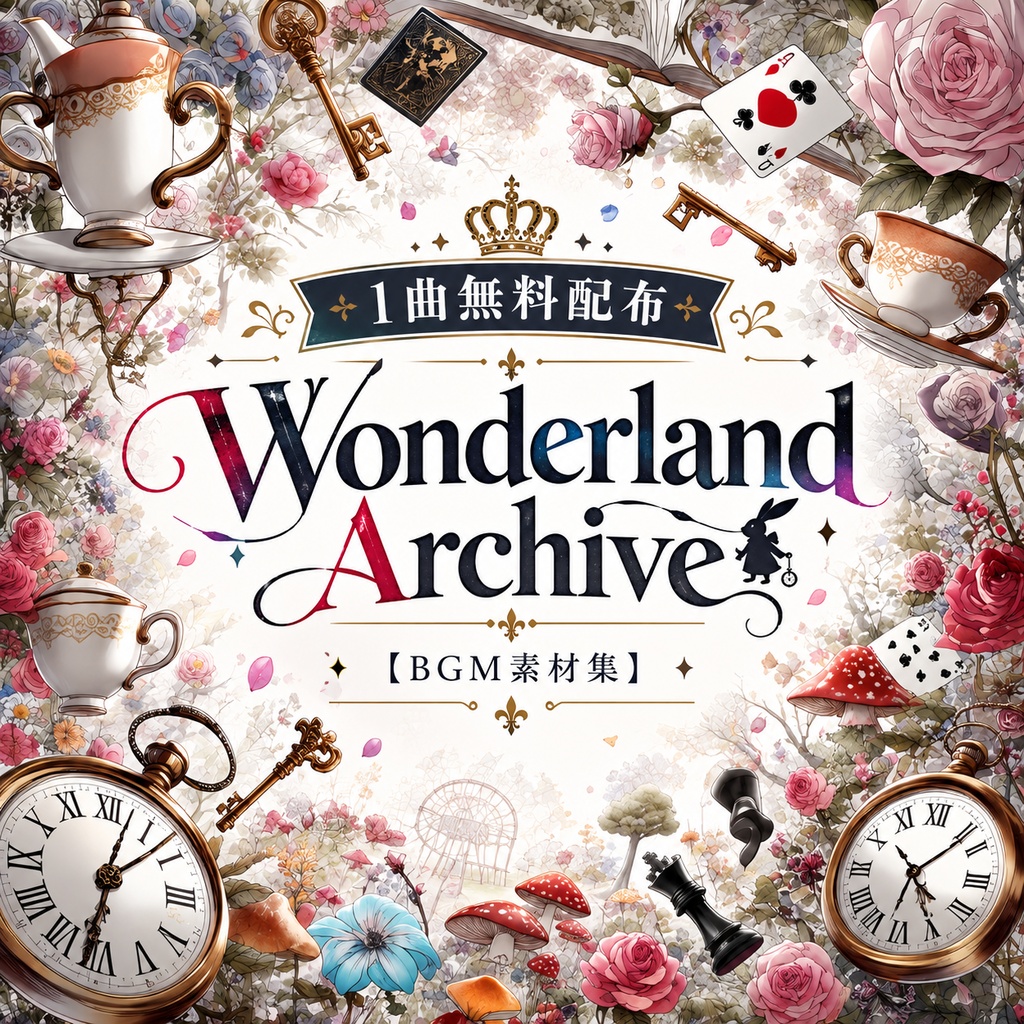 【1曲無料配布】Wonderland Archive【BGM素材集】