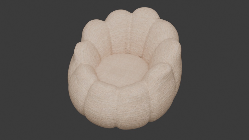 【3Dモデル】Bloom Sofa - ブルームソファ - 全4色セット