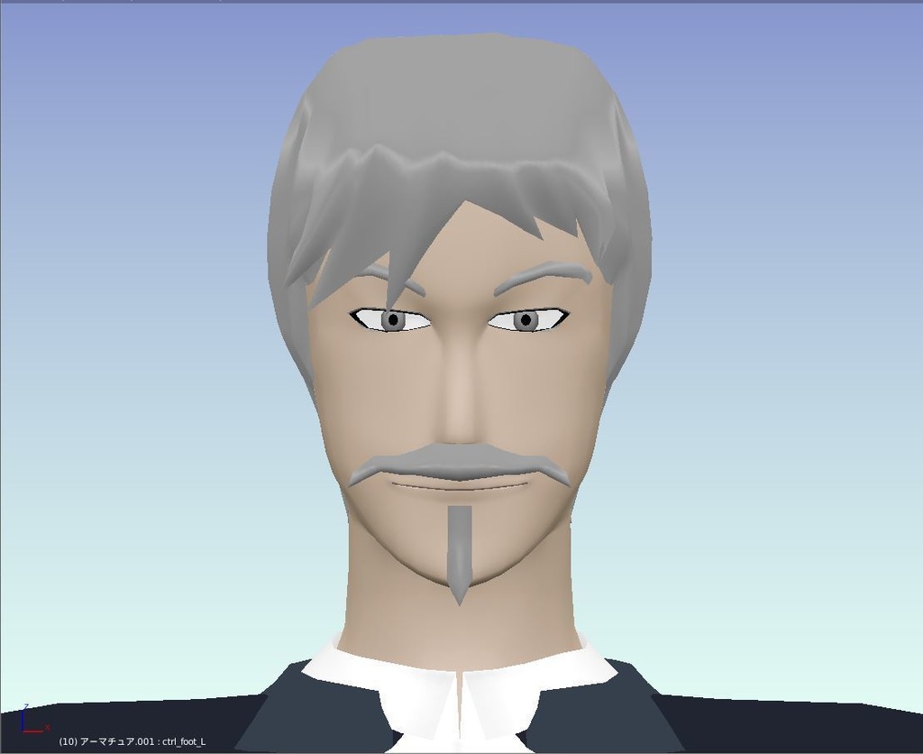 オリジナル3Dモデル「VR大好きおじさん2」