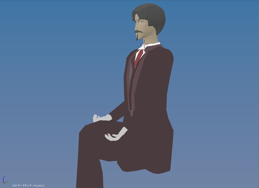 オリジナル3Dモデル「VR大好きおじさん4」