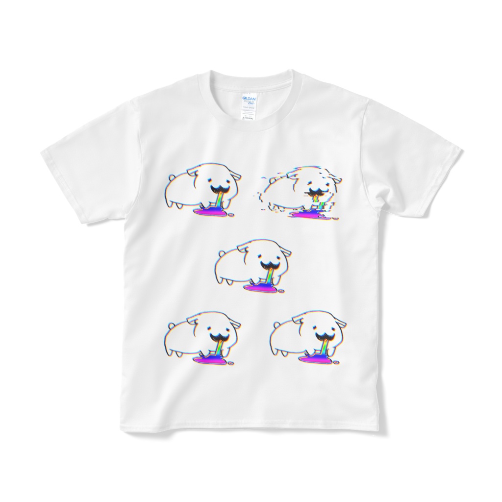 嘔吐モルモットTシャツ