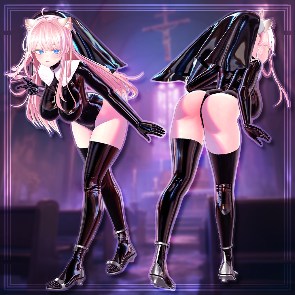❤️Latex Nun❤️6Avatar対応