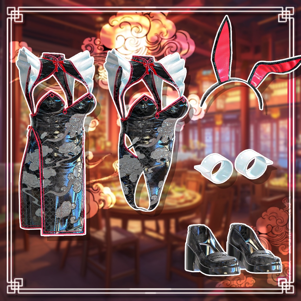❤️Bunny China Dress❤️3Avatar対応