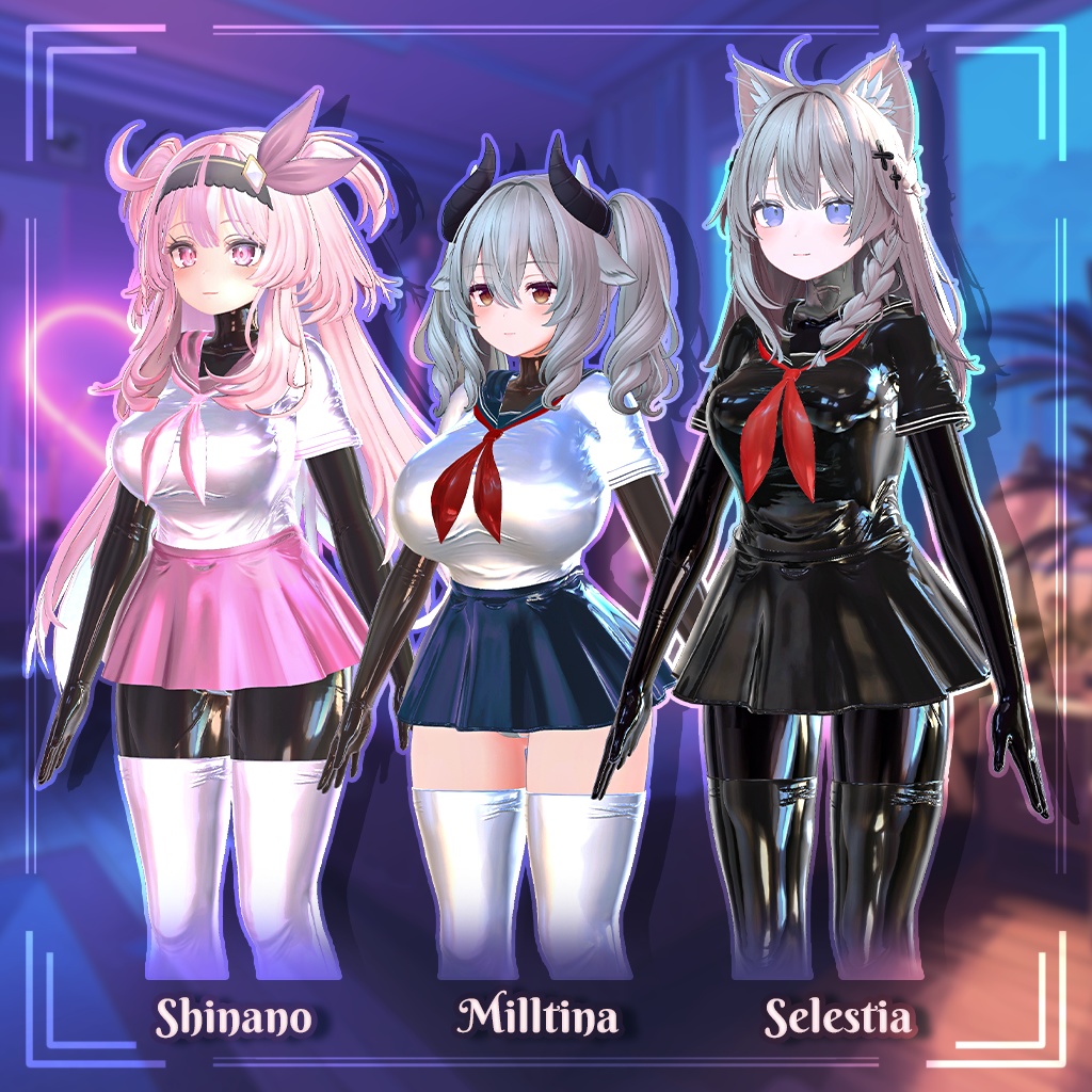 ❤️Latex Sailor❤️3Avatar対応
