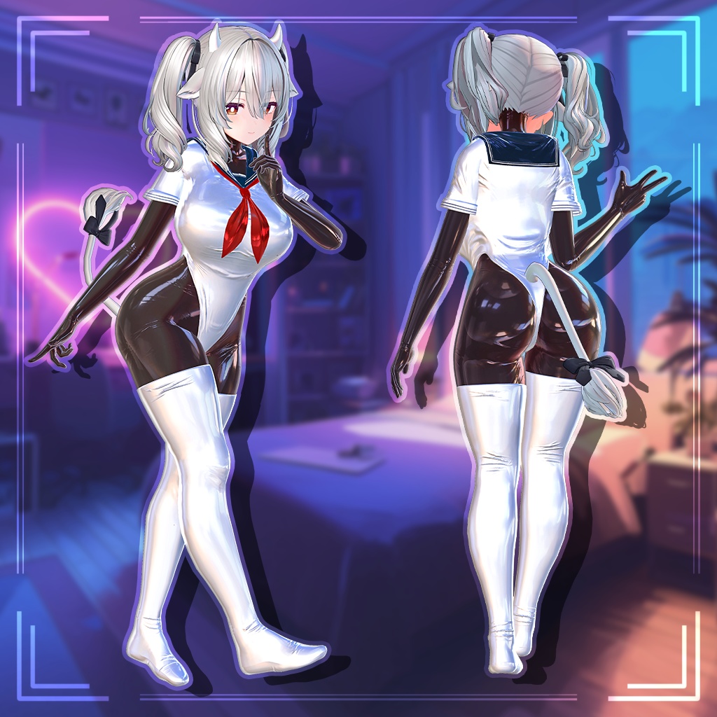 ❤️Latex Sailor❤️3Avatar対応