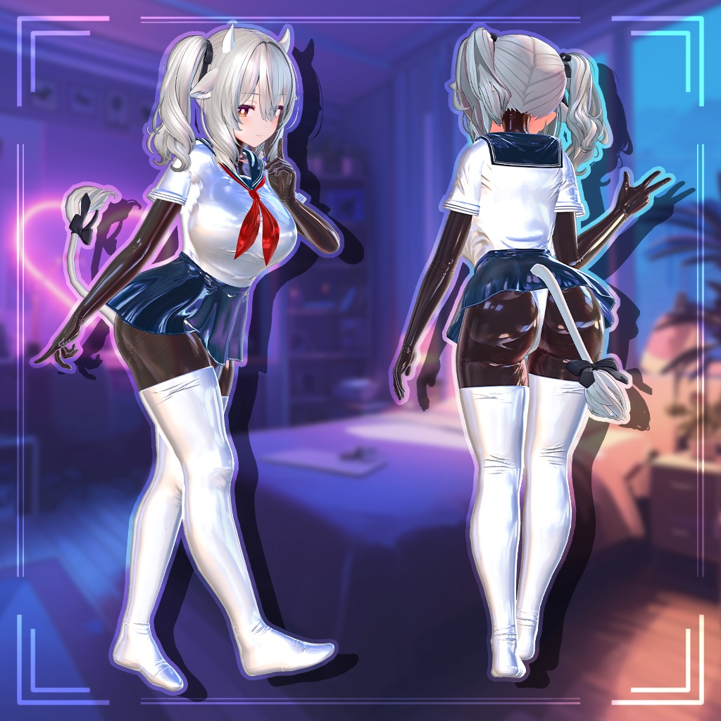 ❤️Latex Sailor❤️3Avatar対応