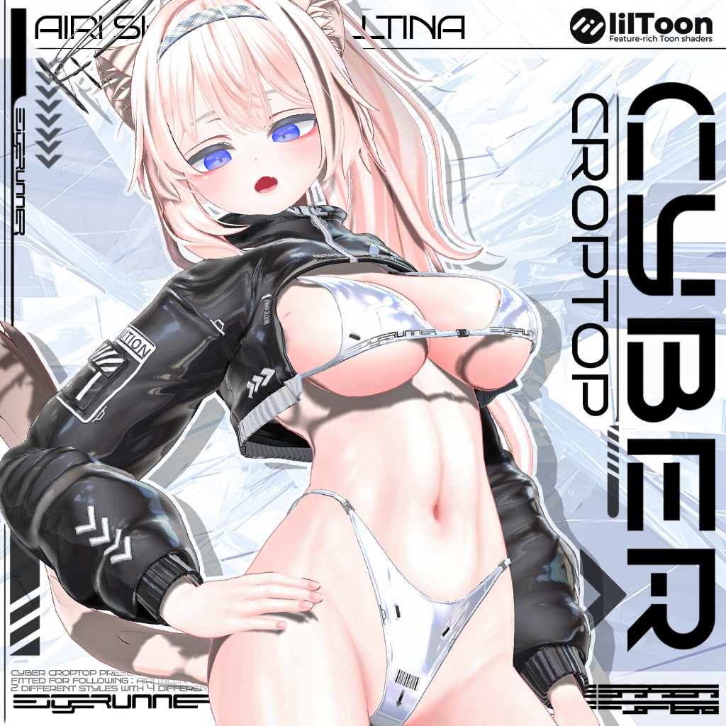 💖✨ CyberCropTop 3体アバター対応 💖✨