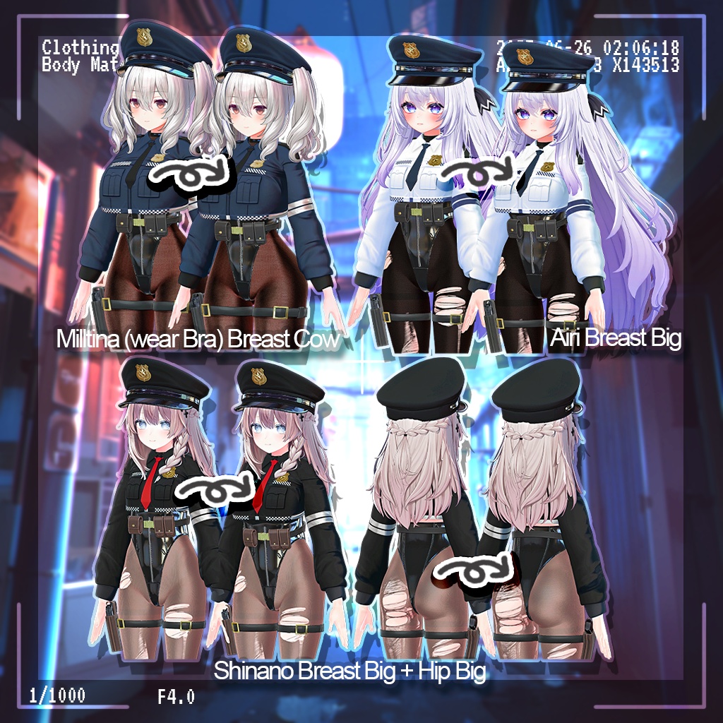 💖✨Night Shift✨💖 3体アバター対応 💖✨