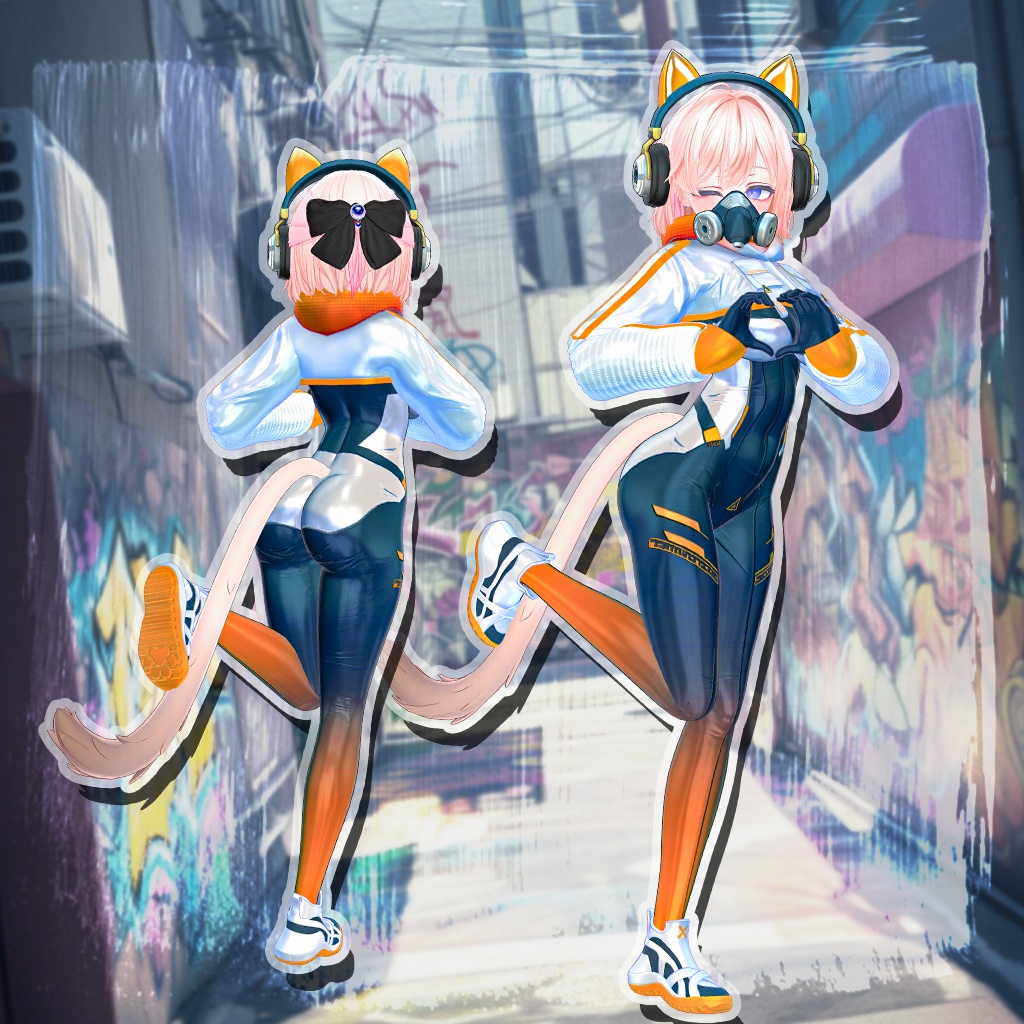 ✨ ON SALE!🎉🛍️ Toxic cat✨💖 3体アバター対応 💖✨