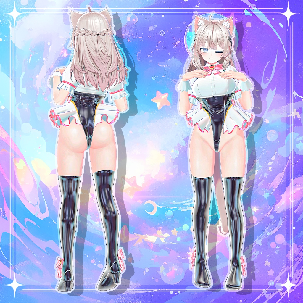 💖Latex Magical girl💖 3体アバター対応