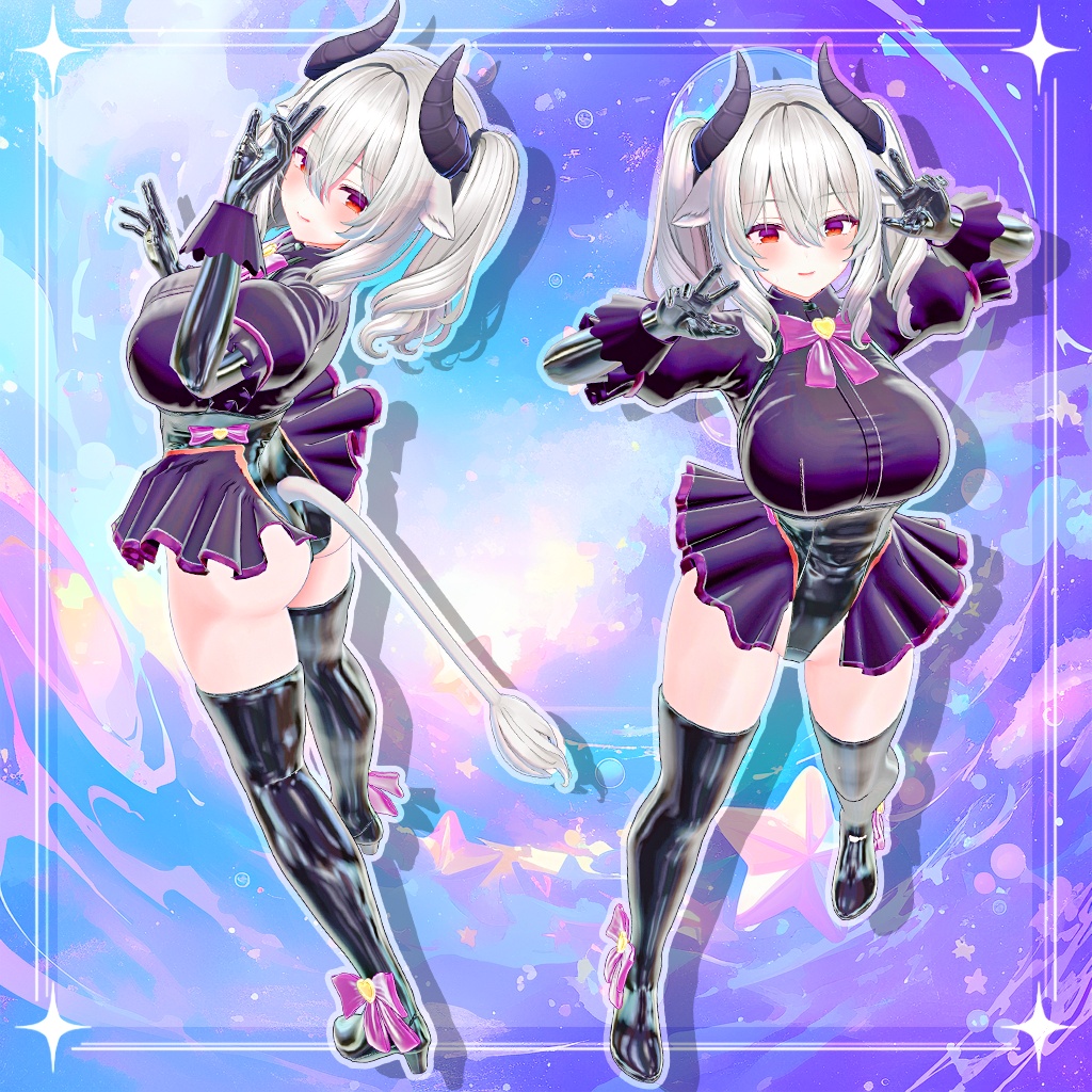 💖Latex Magical girl💖 3体アバター対応