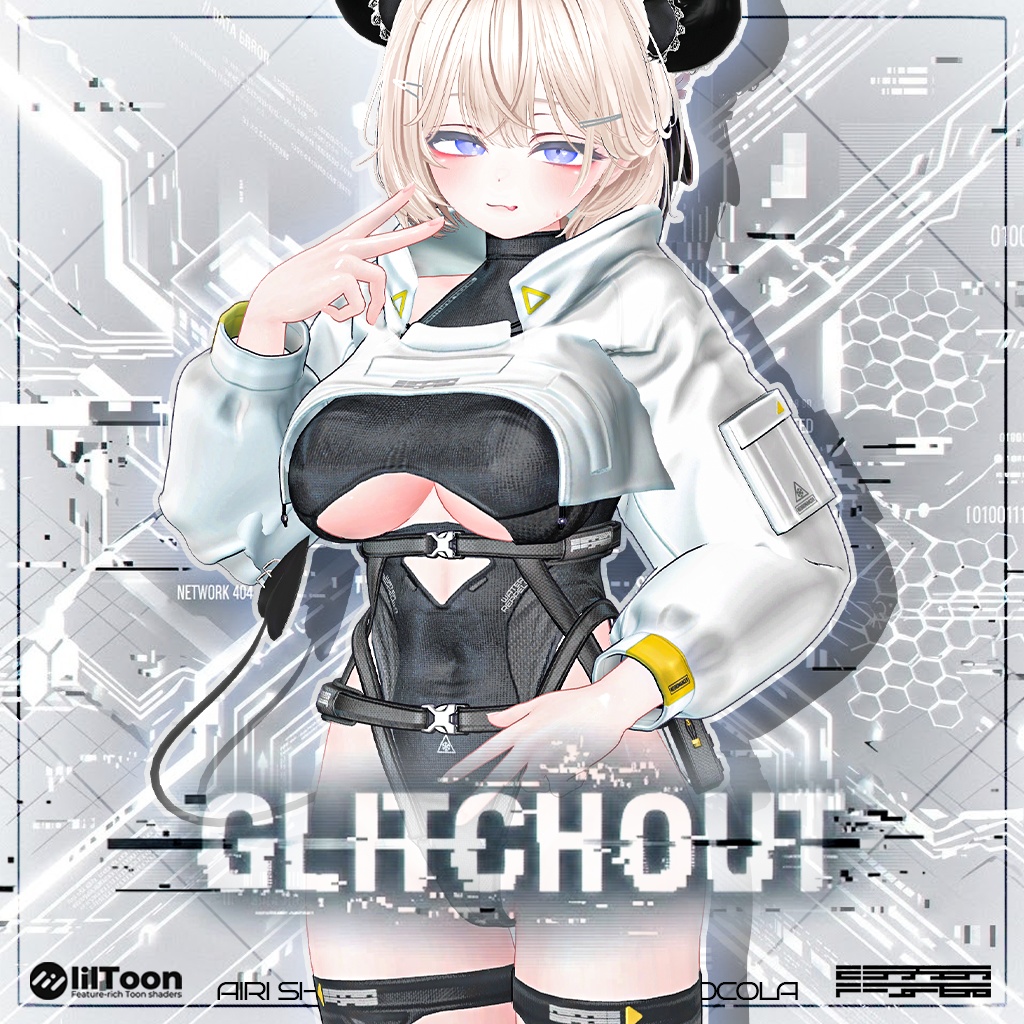 💌Sale💌💖✨GLITCHOUT✨💖【5アバター対応】