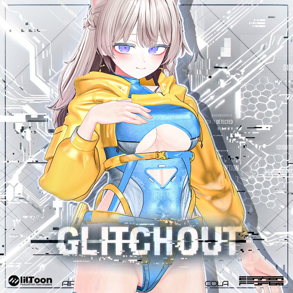 💌Sale💌💖✨GLITCHOUT✨💖【5アバター対応】
