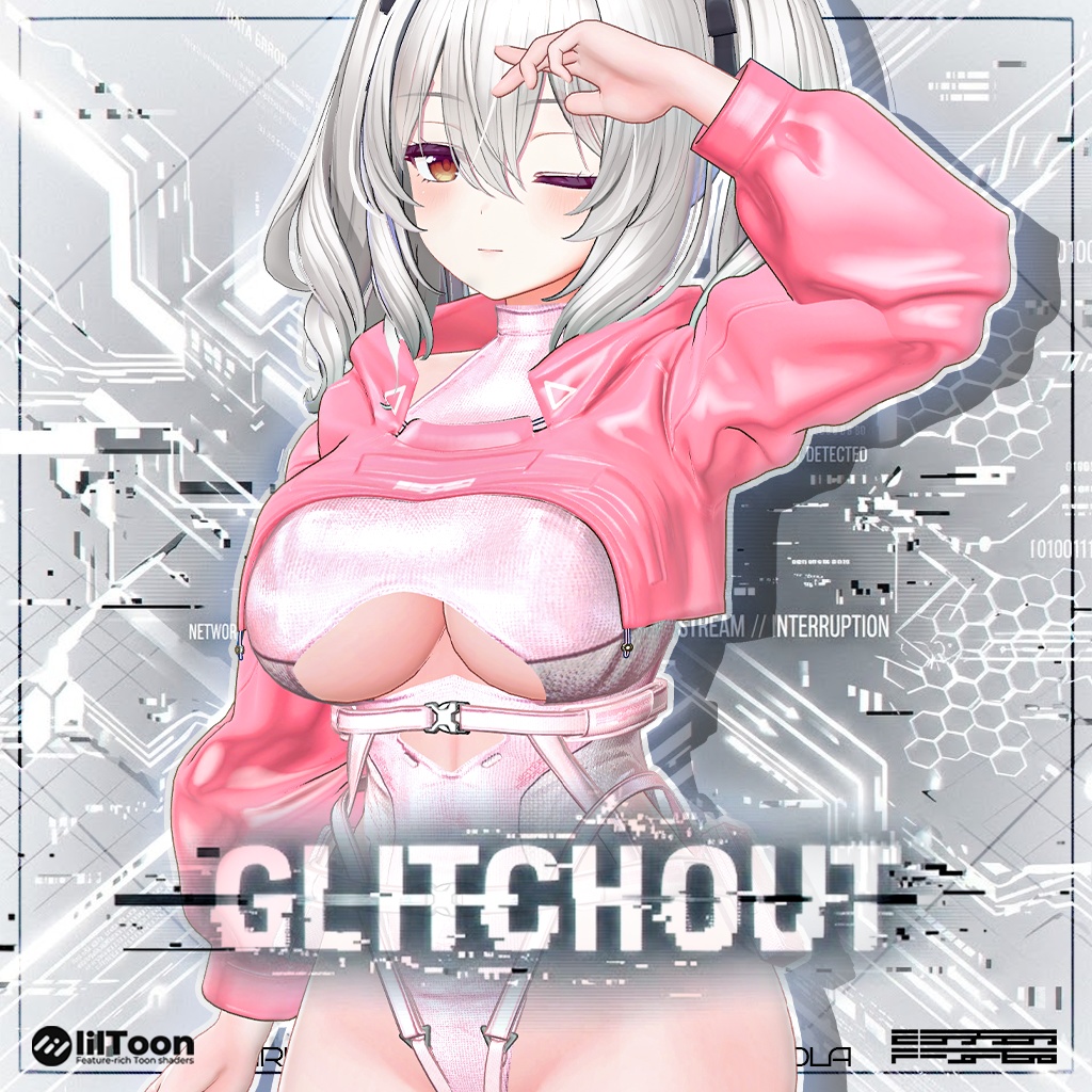 💌Sale💌💖✨GLITCHOUT✨💖【5アバター対応】