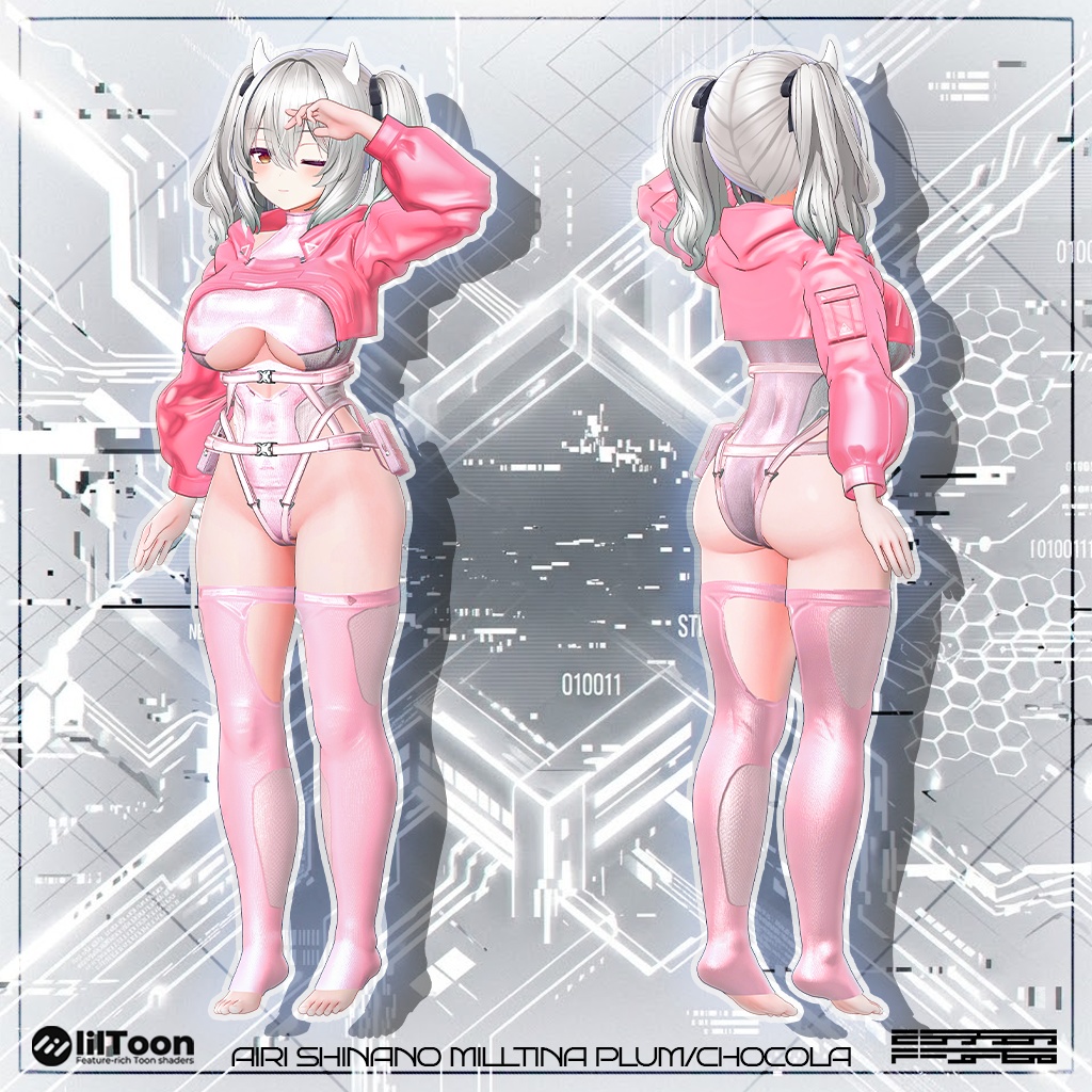 💌Sale💌💖✨GLITCHOUT✨💖【5アバター対応】