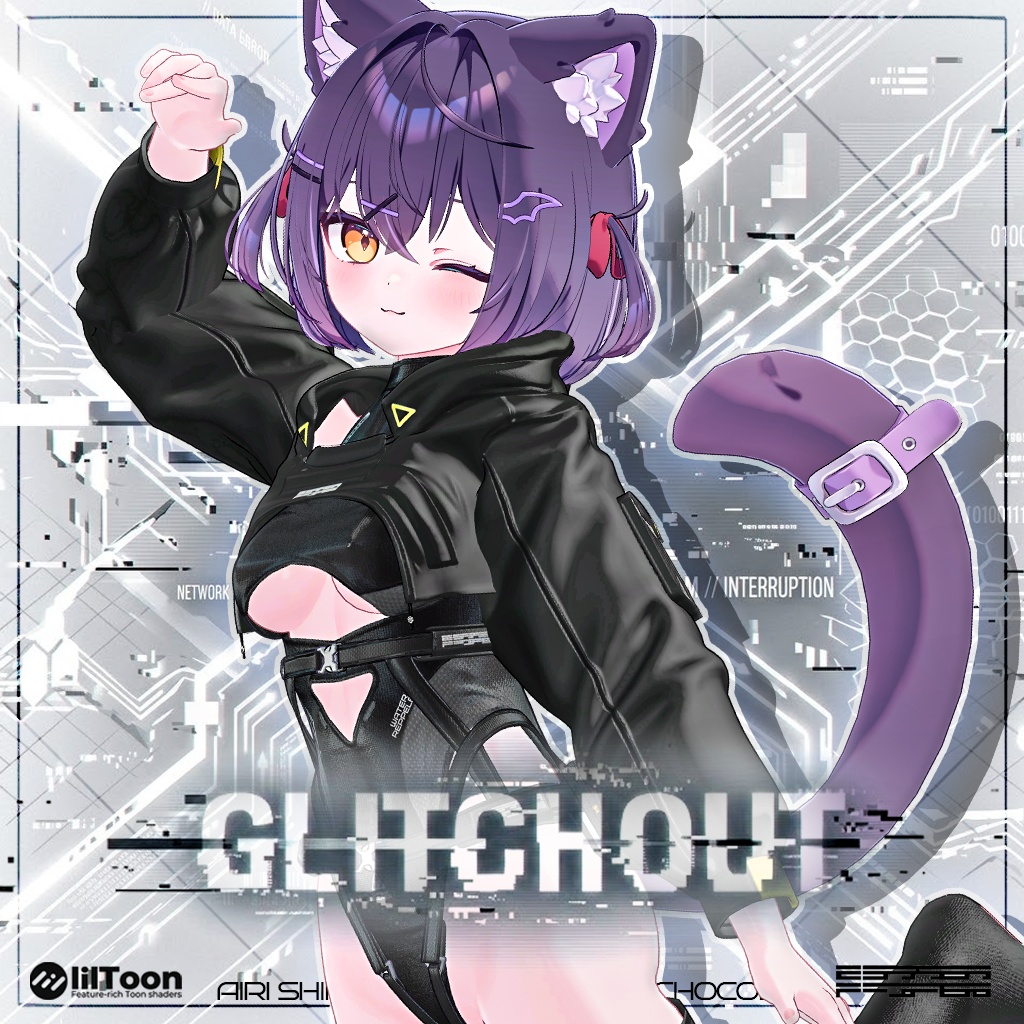 💌Sale💌💖✨GLITCHOUT✨💖【5アバター対応】