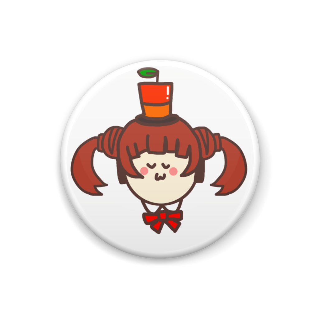 りんごちゃん缶バッチ