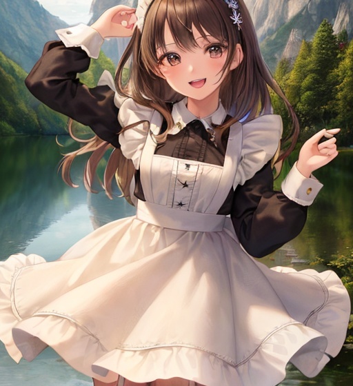 ブラウンメイド少女