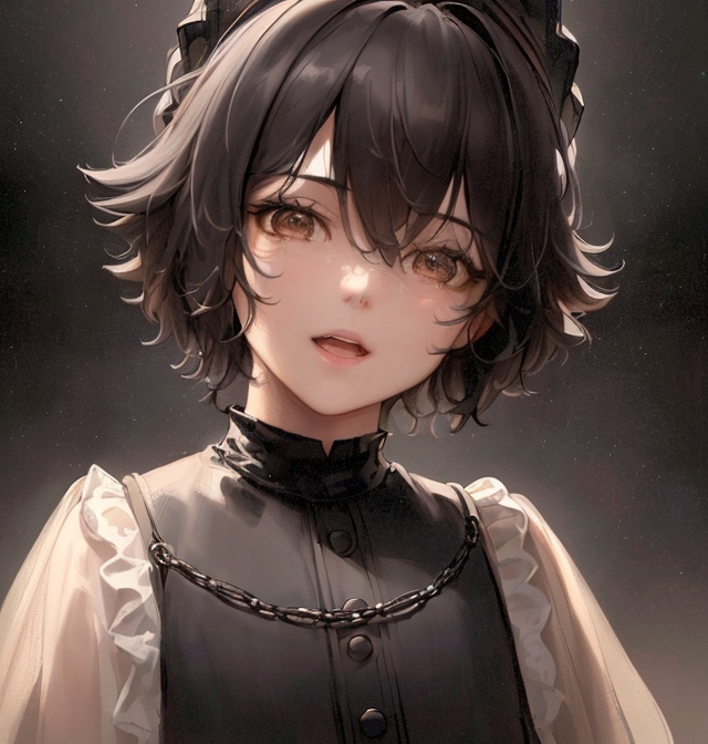 黒い服の少年