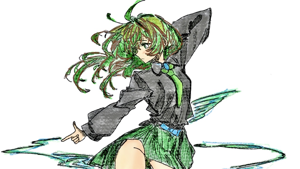 GUMI アクリルキーホルダー A