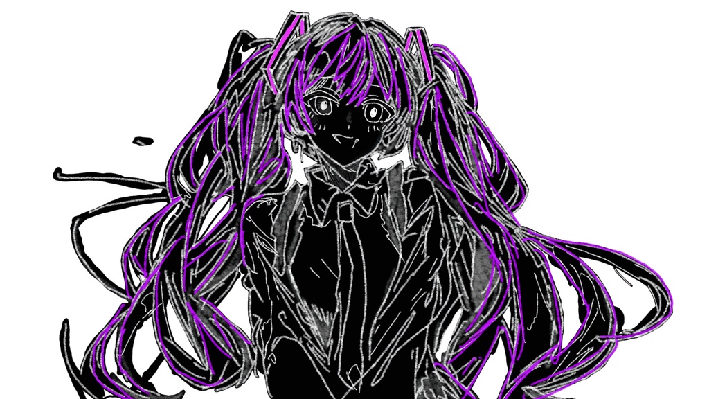 初音ミク アクリルキーホルダー B