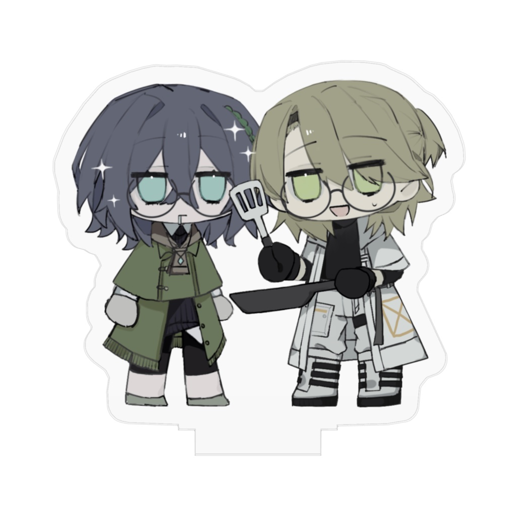 藍+柳-アクスタ