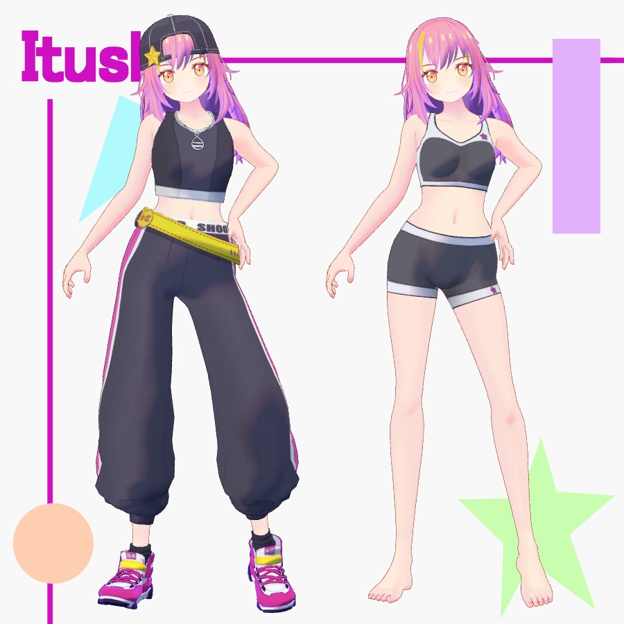 オリジナル3Dモデル「イツキ ITUKI」