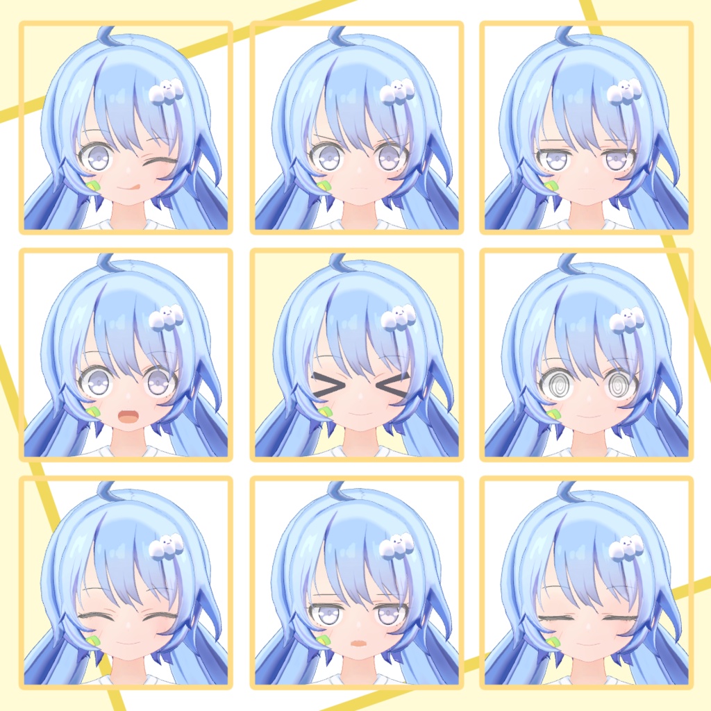 【Ver1.02更新】【VRChat対応】オリジナル3Dアバター「ミア」