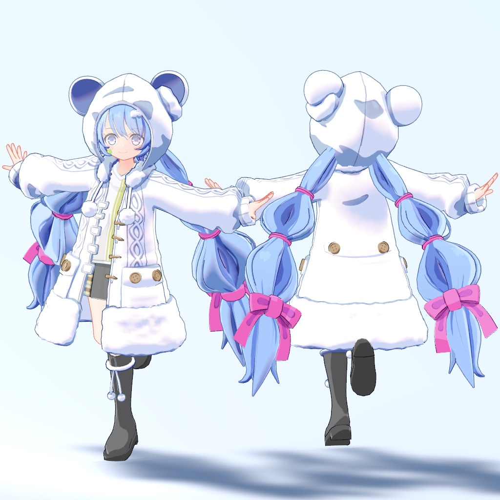 【Ver1.02更新】【VRChat対応】オリジナル3Dアバター「ミア」