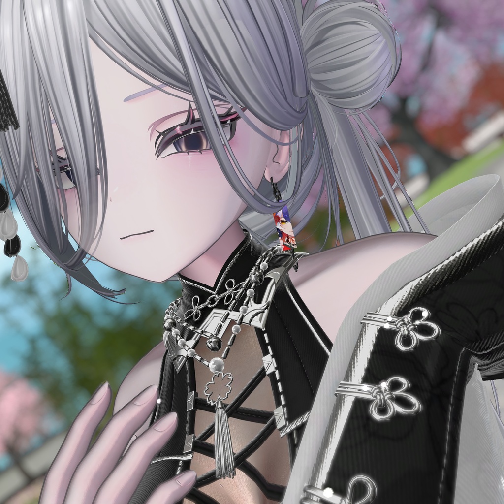 「1周年記念フォトコンテスト参加賞」鎖ピアス(イベント限定版)- ChainEarrings