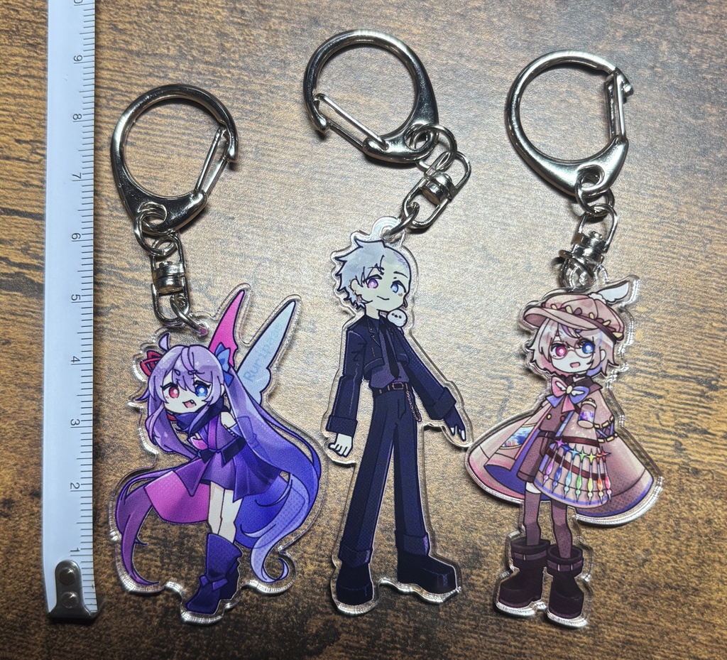 ルリパス達のアクリルキーホルダー