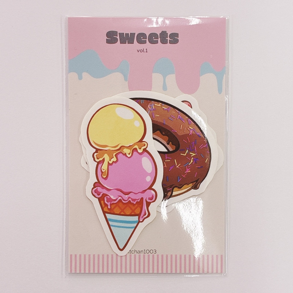 ステッカー【スイーツ】